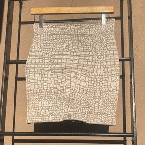 BCBGMAXAZRIA Jacquard Mini Skirt